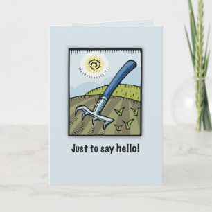 Cartão Olá Gardener