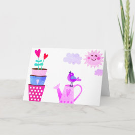 Cartão Olá Primavera