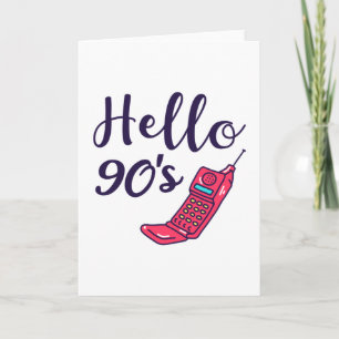 Cartão Olá telefone celular dos 90