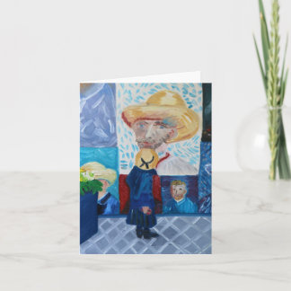 Cartão Olá! Van Gogh