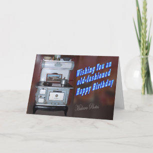 Cartão Old Fashioned Birthday