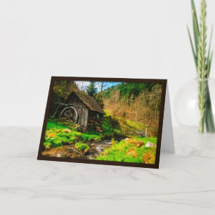 Cartão Old Mill Greeting Card