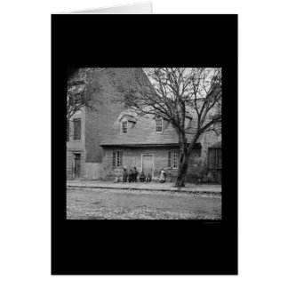 Cartão Old Stone House em Richmond, VA 1865