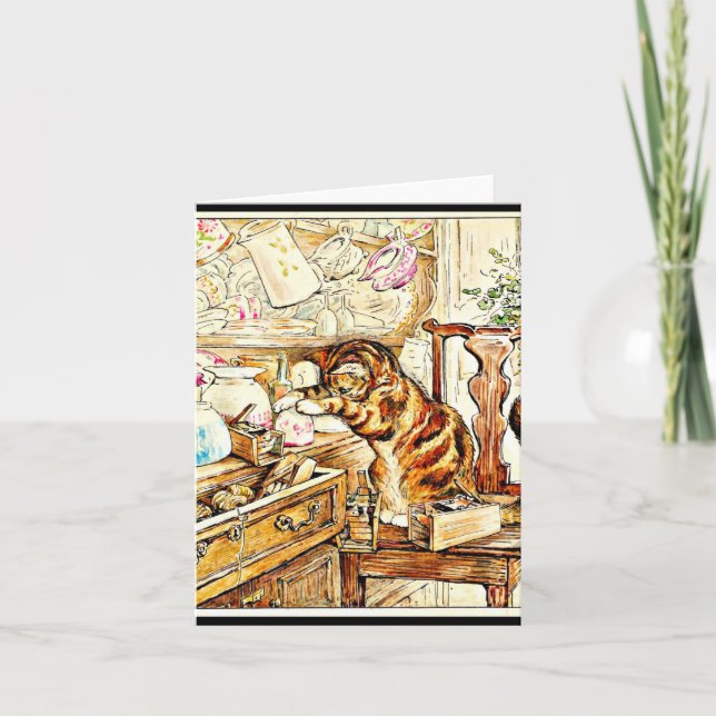 Cartão Oleiro 16 de Arte-Beatrix dos Notecard-Miúdos (Frente)