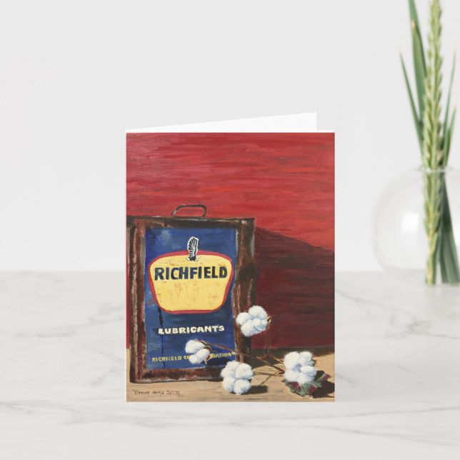 Cartão Óleo & algodão (Frente)