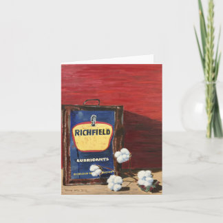 Cartão Óleo & algodão