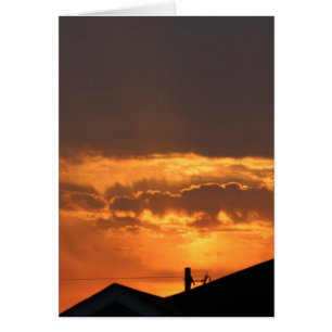 Cartão Olhando o nascer do sol