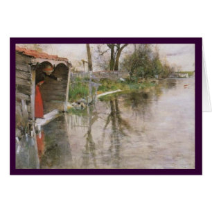 Cartão Olhando para o Canal