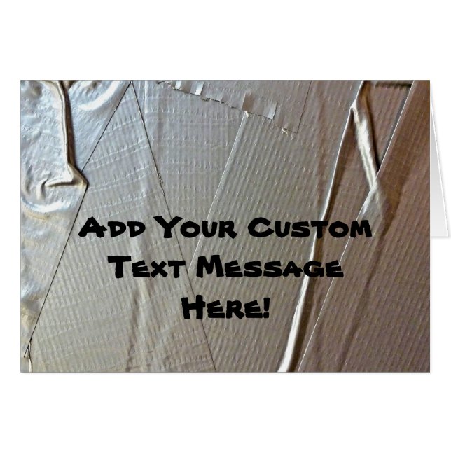 Cartão Olhar da fita adesiva (Frente Horizontal)