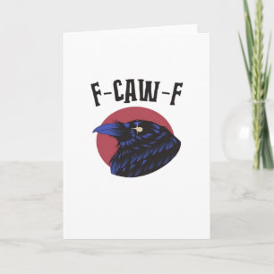 Cartão Olhar Gráfico Vintage Essencial F Caw F
