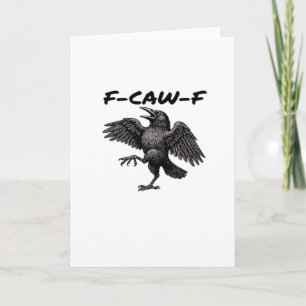 Cartão Olhar Gráfico Vintage Essencial F Caw F
