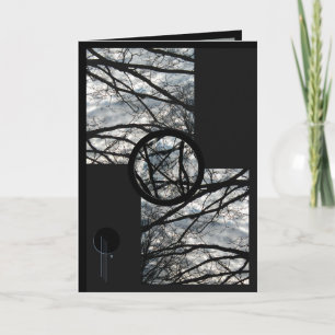 Cartão Olhe ao céu