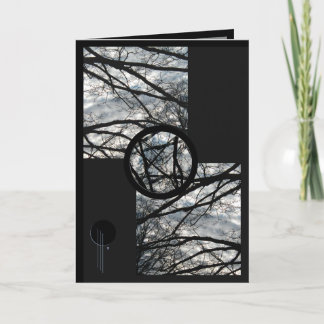 Cartão Olhe ao céu