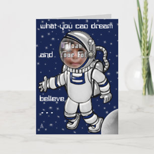 Cartão Olhe Mães! Sou um Astronauta!