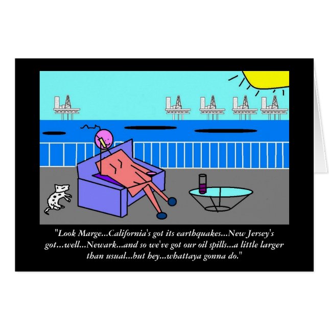 Cartão "Olhe Marge..." (Frente horizontal)