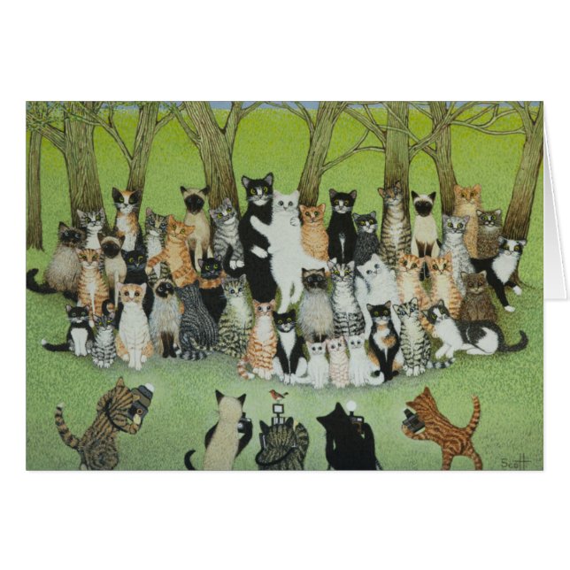 Cartão Olhe o passarinho (Frente Horizontal)