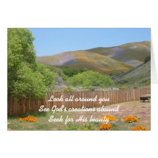 Cartão Olhe Tudo Ao Seu Redor