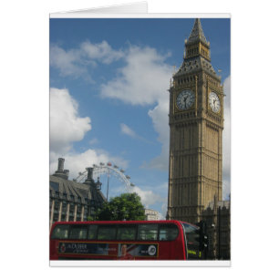 Cartão Olho & Big Ben de Londres