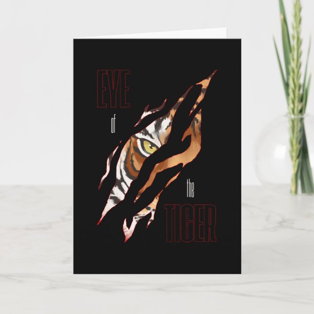 Cartão Olho do Tigre (Frente)