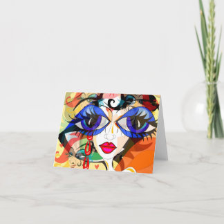 Cartão Olho surreal Notecard