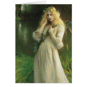Cartão Olhos assombrados Ophelia