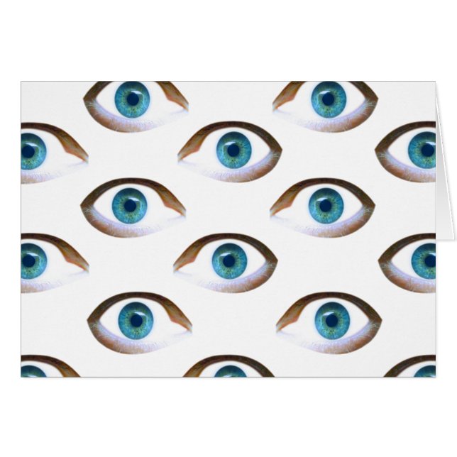 Cartão olhos azuis (Frente Horizontal)