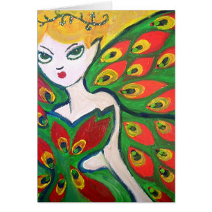 Cartão olhos da floresta