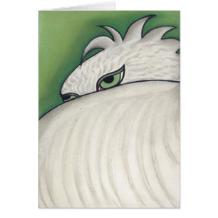 Cartão Olhos de Eagle pelo artista Robyn Feeley
