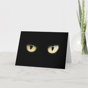 Cartão Olhos de Gato