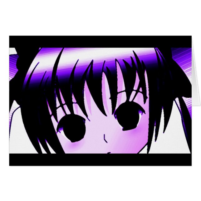 Cartão Olhos Góticos (Frente Horizontal)