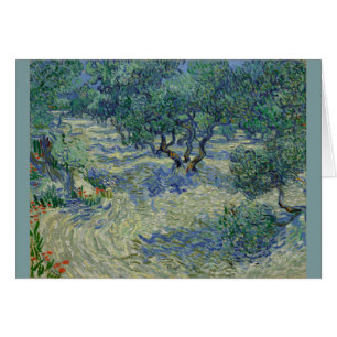 Cartão Olive Orchard por Vincent Van Gogh