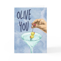 Olive You Dirty Martini