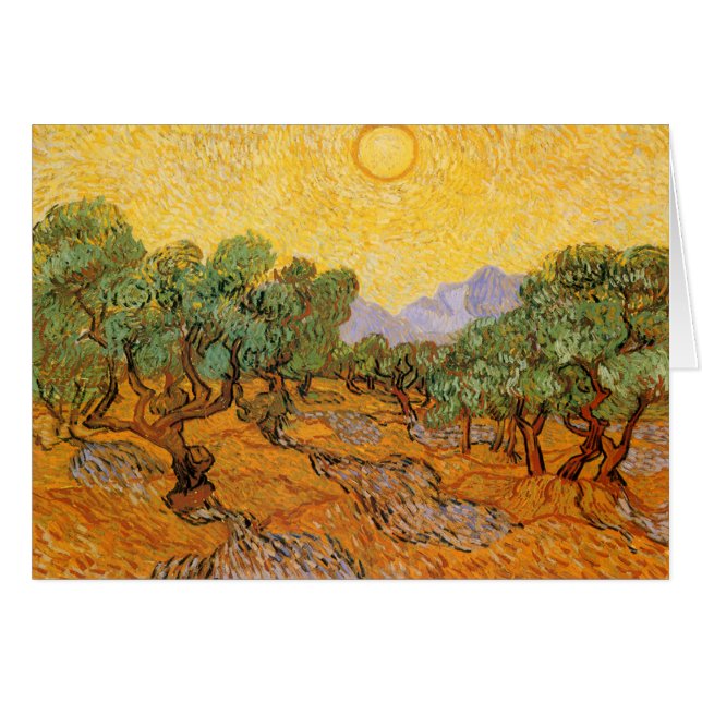 Cartão Oliveira, Vincent Van Gogh (Frente Horizontal)