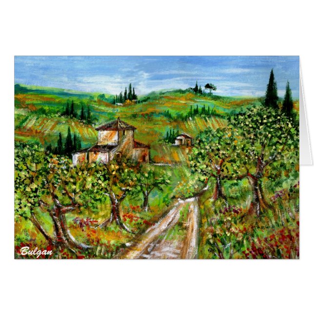 CARTÃO OLIVEIRAS NA TOSCANA (Frente Horizontal)