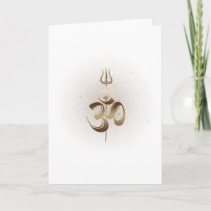 Cartão OM-Trishul - Card, Greeting  / Note