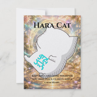 Cartão Omamori Card #002 – Hara Cat | Harmony • Inner Bal
