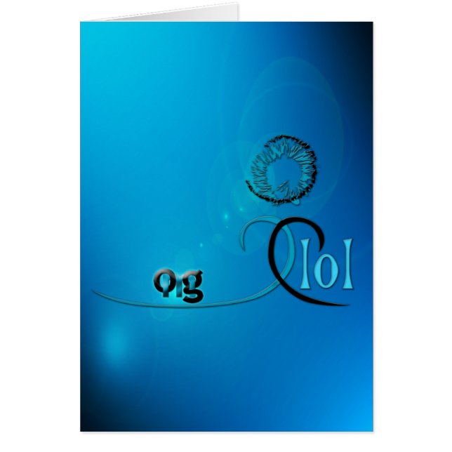 CARTÃO OMG! (Frente)