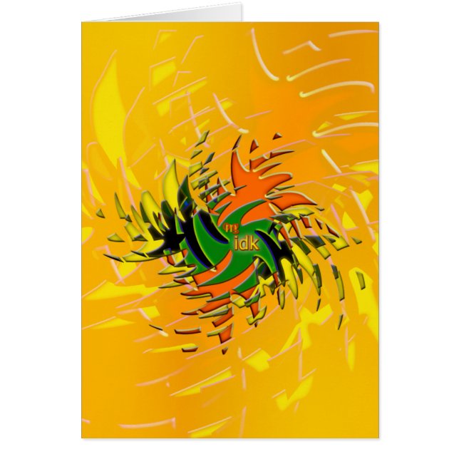 Cartão OMG, idk! (Frente)