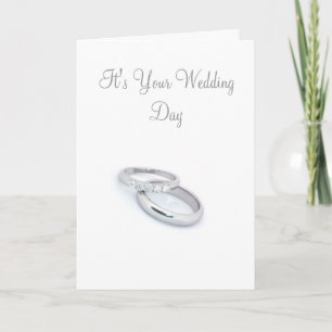 Cartão On Your Wedding Day/Congrats