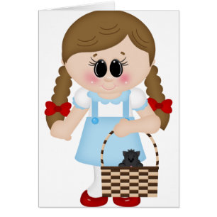 Cartão onça dorothy e Toto