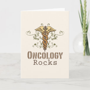 Cartão Oncologia Rocks Greeting Card