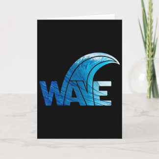 Cartão Onda Azul Vota Presidente Democrata Resistir Trump