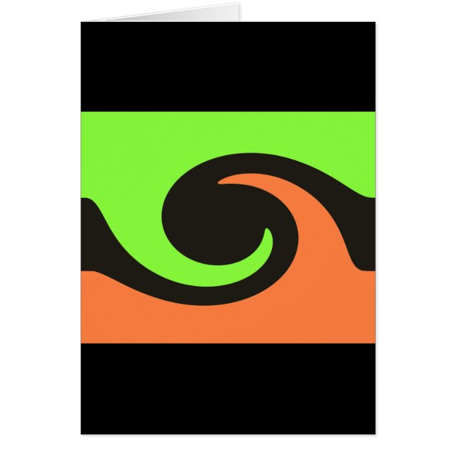 Cartão onda colorida (Frente)