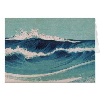 Cartão Ondas de oceano - Uehara Konen