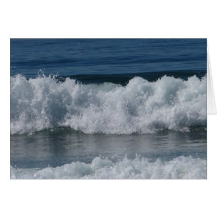 Cartão Ondas de quebra