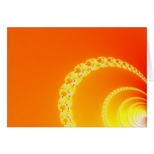 Cartão Ondas de Som Arte Fractal