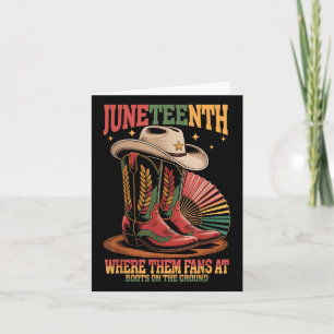 Cartão Onde Eles Fãs Na 12 De Junta, A Cowgirl Se Inicia