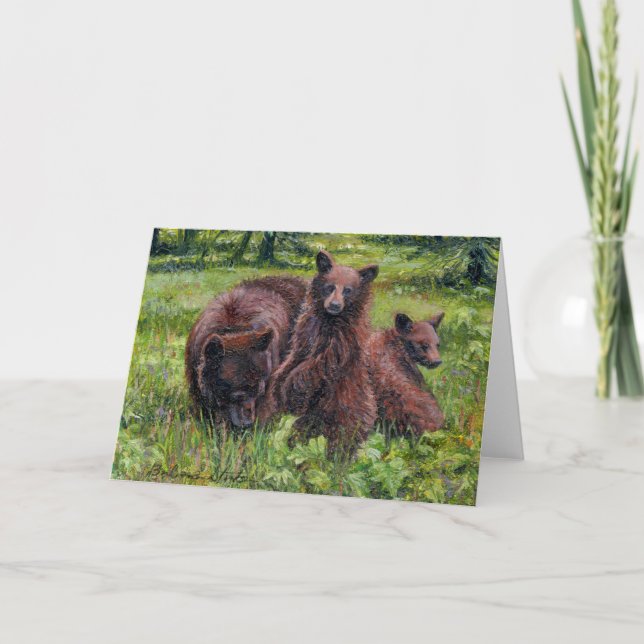 Cartão "Onde está o Cachinhos Dourados?" (Frente)