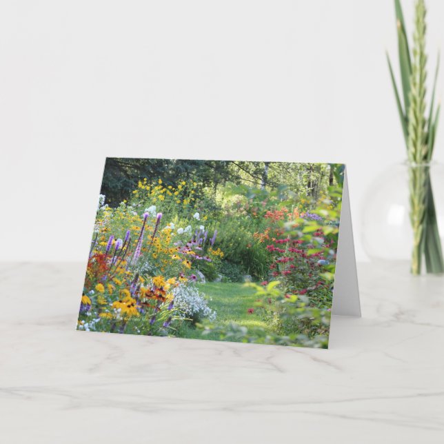 Cartão Onde três jardins se encontram (Frente)