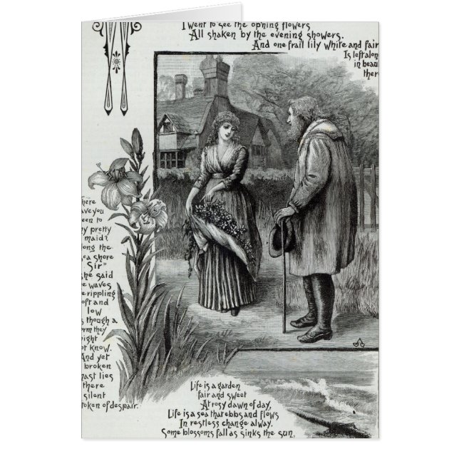 Cartão Onde você estêve a minha empregada doméstica (Frente)